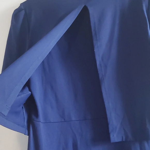 New Without Tags Susana Monaco Size M Blue Skater Dress - Picture 4 of 7